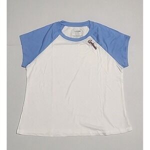 Women's Lusso  White St Louis Cardinals Nikki Raglan T-Shirt XL New Without Tags